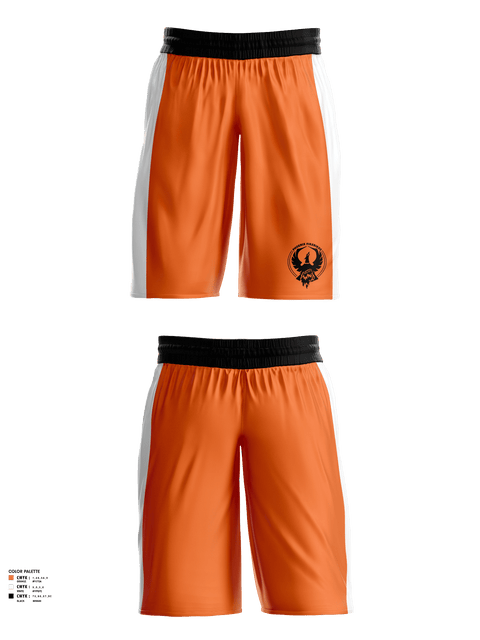 Mens Basketball Shorts, Phoenix Firebirds, Men's Basketball, Teamtime, Team time, sublimation, custom sports apparel, team uniforms, spirit wear, spiritwear, sports uniforms, custom shirts, team store, custom team store, fundraiser sports, apparel fundraiser