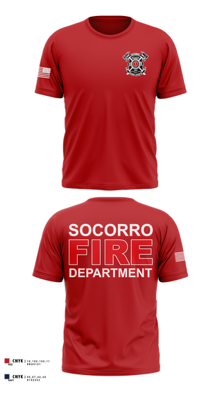 Short Sleeve Performance Shirt, Socorro fire department, Fire Department, Teamtime, Team time, sublimation, custom sports apparel, team uniforms, spirit wear, spiritwear, sports uniforms, custom shirts, team store, custom team store, fundraiser sports, apparel fundraiser