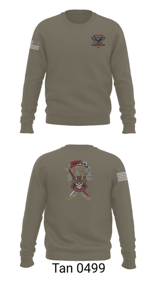 Crew Neck Sweatshirt, 4-9 CAV, RONIN PLT, Army, Teamtime, Team time, sublimation, custom sports apparel, team uniforms, spirit wear, spiritwear, sports uniforms, custom shirts, team store, custom team store, fundraiser sports, apparel fundraiser