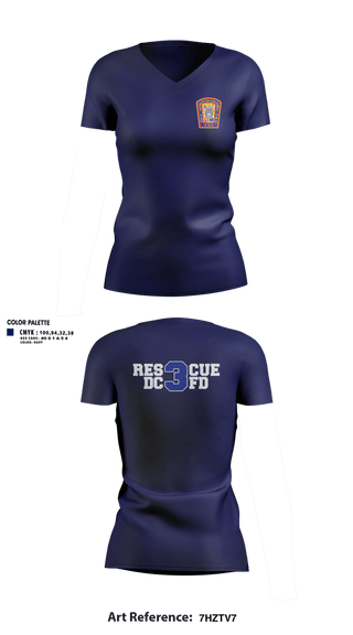 Womens Short Sleeve Vneck Shirt, Washington DC Fire Department, Fire Department, Teamtime, Team time, sublimation, custom sports apparel, team uniforms, spirit wear, spiritwear, sports uniforms, custom shirts, team store, custom team store, fundraiser sports, apparel fundraiser
