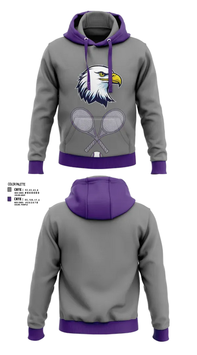 Albion Purple Eagles 96100388 Hoodie - 4
