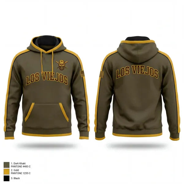 Hoodie, Los Viejos, Baseball, Teamtime, Team time, sublimation, custom sports apparel, team uniforms, spirit wear, spiritwear, sports uniforms, custom shirts, team store, custom team store, fundraiser sports, apparel fundraiser