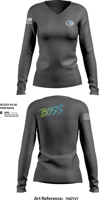Womens Long Sleeve Vneck Shirt, , Army, Teamtime, Team time, sublimation, custom sports apparel, team uniforms, spirit wear, spiritwear, sports uniforms, custom shirts, team store, custom team store, fundraiser sports, apparel fundraiser