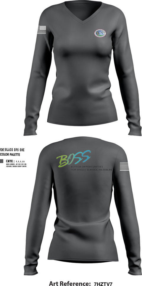 Womens Long Sleeve Vneck Shirt, , Army, Teamtime, Team time, sublimation, custom sports apparel, team uniforms, spirit wear, spiritwear, sports uniforms, custom shirts, team store, custom team store, fundraiser sports, apparel fundraiser