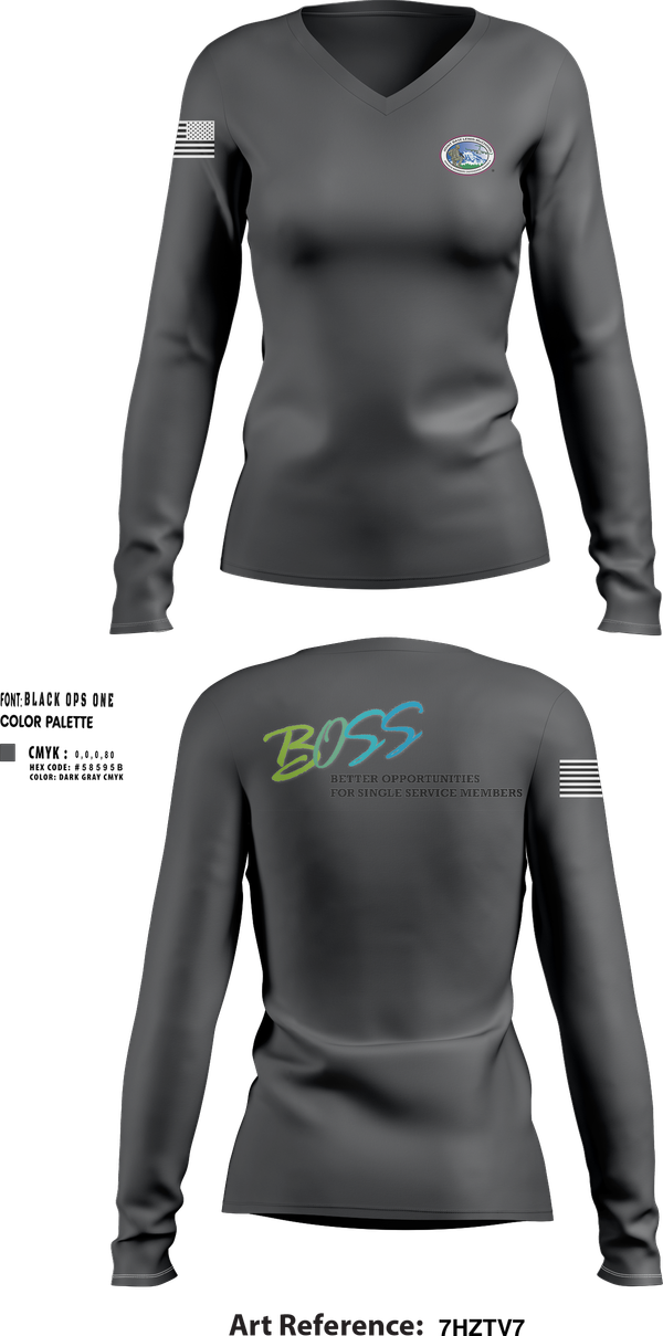 Womens Long Sleeve Vneck Shirt, , Army, Teamtime, Team time, sublimation, custom sports apparel, team uniforms, spirit wear, spiritwear, sports uniforms, custom shirts, team store, custom team store, fundraiser sports, apparel fundraiser