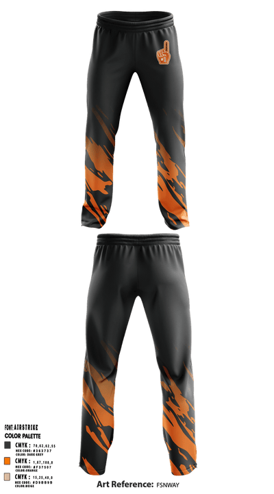 Alma panthers  Sweatpants - 1