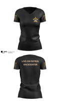 RCSO BACKSEATERS Women's Short Sleeve V-neck Shirt - 4