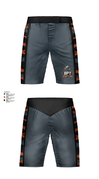 Fight Shorts, BPT Wrestling, Wrestling, Teamtime, Team time, sublimation, custom sports apparel, team uniforms, spirit wear, spiritwear, sports uniforms, custom shirts, team store, custom team store, fundraiser sports, apparel fundraiser