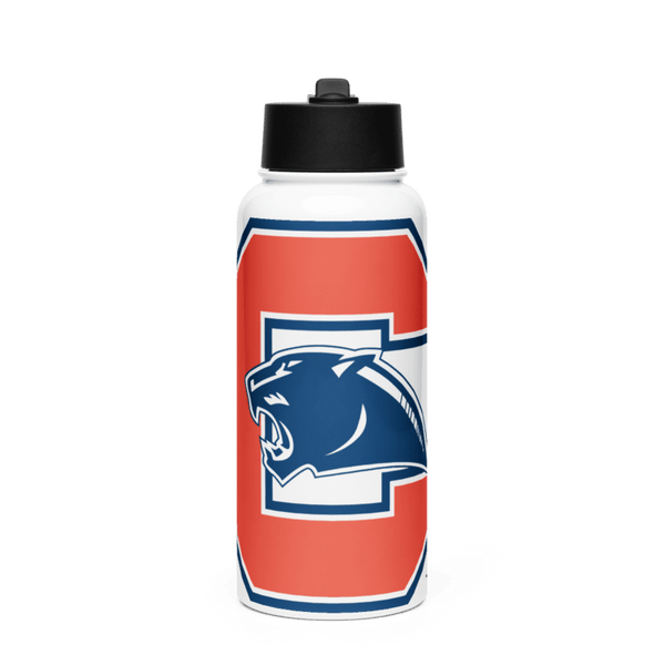 Chapman High School Track and Field 15765021 Stainless Steel Water Bottle with a Straw Lid