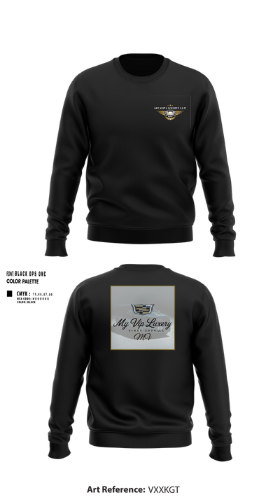 MY VIP LUXURY LLC 66980932 Crew Neck Sweatshirt - 100