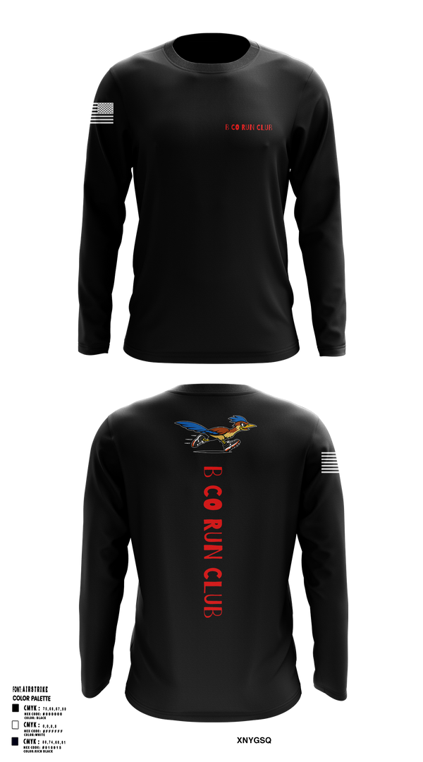 Long Sleeve Performance Shirt, Blackfoot Company Run Club, Army, Teamtime, Team time, sublimation, custom sports apparel, team uniforms, spirit wear, spiritwear, sports uniforms, custom shirts, team store, custom team store, fundraiser sports, apparel fundraiser