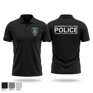 Short Sleeve Performance Polo, Springfield College Police, Police, Teamtime, Team time, sublimation, custom sports apparel, team uniforms, spirit wear, spiritwear, sports uniforms, custom shirts, team store, custom team store, fundraiser sports, apparel fundraiser
