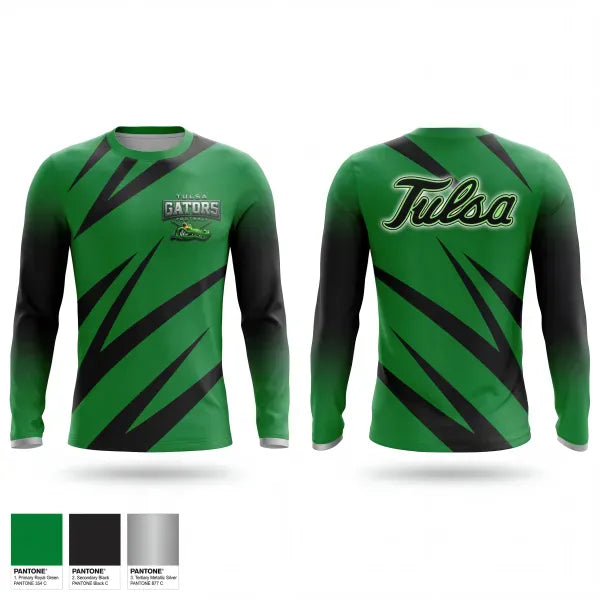 Long Sleeve Performance Shirt, Tulsa Gators, , Teamtime, Team time, sublimation, custom sports apparel, team uniforms, spirit wear, spiritwear, sports uniforms, custom shirts, team store, custom team store, fundraiser sports, apparel fundraiser
