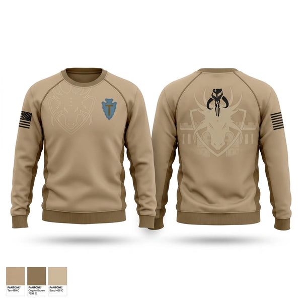 Crew Neck Sweatshirt, A Co 172 BEB, National Guard, Teamtime, Team time, sublimation, custom sports apparel, team uniforms, spirit wear, spiritwear, sports uniforms, custom shirts, team store, custom team store, fundraiser sports, apparel fundraiser