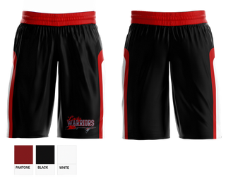 Womens Basketball Shorts, Idabel Lady Warriors Basketball, Women's Basketball, Teamtime, Team time, sublimation, custom sports apparel, team uniforms, spirit wear, spiritwear, sports uniforms, custom shirts, team store, custom team store, fundraiser sports, apparel fundraiser