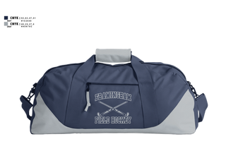 Duffle Bag, Framingham Field Hockey, Field Hockey, Teamtime, Team time, sublimation, custom sports apparel, team uniforms, spirit wear, spiritwear, sports uniforms, custom shirts, team store, custom team store, fundraiser sports, apparel fundraiser