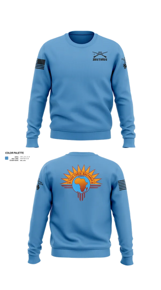 Crew Neck Sweatshirt, Task Force Bastards, , Teamtime, Team time, sublimation, custom sports apparel, team uniforms, spirit wear, spiritwear, sports uniforms, custom shirts, team store, custom team store, fundraiser sports, apparel fundraiser
