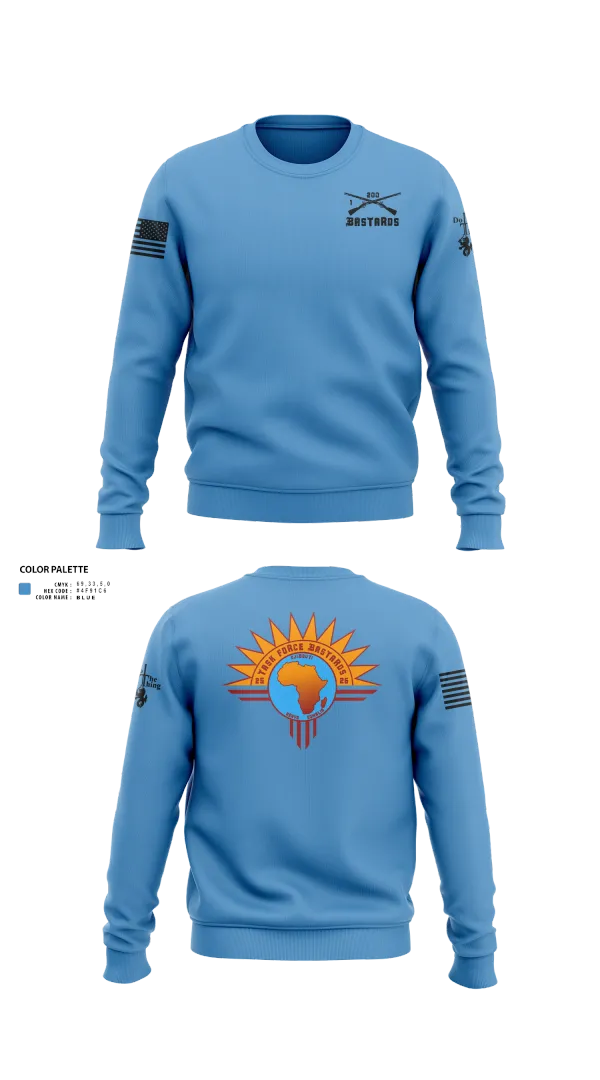 Crew Neck Sweatshirt, Task Force Bastards, , Teamtime, Team time, sublimation, custom sports apparel, team uniforms, spirit wear, spiritwear, sports uniforms, custom shirts, team store, custom team store, fundraiser sports, apparel fundraiser
