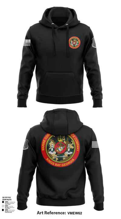 Marine Corps Security Forces Battalion 39264653 Hoodie - 101