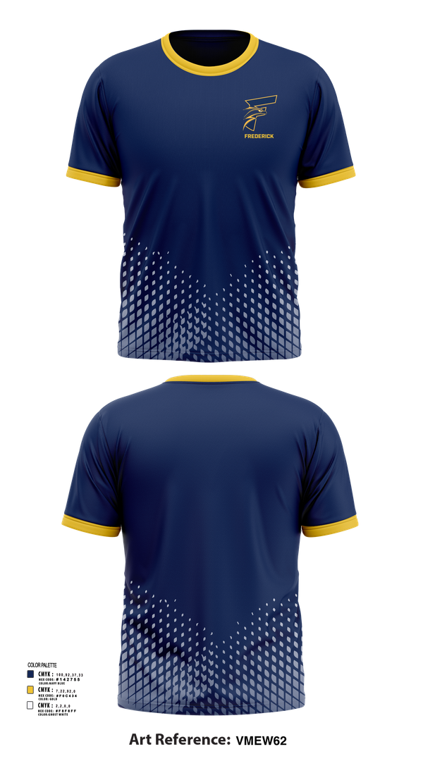 Short Sleeve Performance Shirt, Frederick, Men's Basketball, Teamtime, Team time, sublimation, custom sports apparel, team uniforms, spirit wear, spiritwear, sports uniforms, custom shirts, team store, custom team store, fundraiser sports, apparel fundraiser