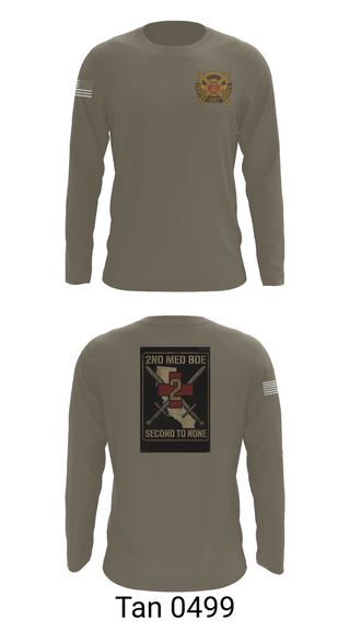 Long Sleeve Performance Shirt, 2nd Medical Brigade, , Teamtime, Team time, sublimation, custom sports apparel, team uniforms, spirit wear, spiritwear, sports uniforms, custom shirts, team store, custom team store, fundraiser sports, apparel fundraiser