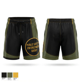 Athletic Shorts With Pockets, Public Safety Enforcement Group, Police, Teamtime, Team time, sublimation, custom sports apparel, team uniforms, spirit wear, spiritwear, sports uniforms, custom shirts, team store, custom team store, fundraiser sports, apparel fundraiser