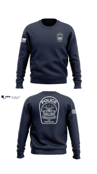 Crew Neck Sweatshirt, NCRD, Police, Teamtime, Team time, sublimation, custom sports apparel, team uniforms, spirit wear, spiritwear, sports uniforms, custom shirts, team store, custom team store, fundraiser sports, apparel fundraiser