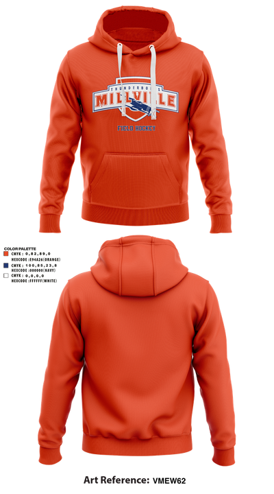 Millville Thunderbolts Field Hockey 70154258 Hoodie - 1