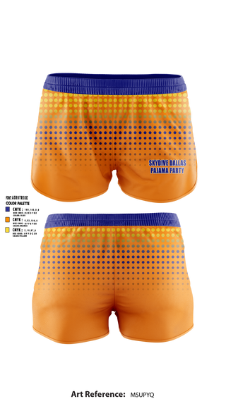 Ranger Panties, Skydive Dallas Pajama Party, Water Polo, Teamtime, Team time, sublimation, custom sports apparel, team uniforms, spirit wear, spiritwear, sports uniforms, custom shirts, team store, custom team store, fundraiser sports, apparel fundraiser