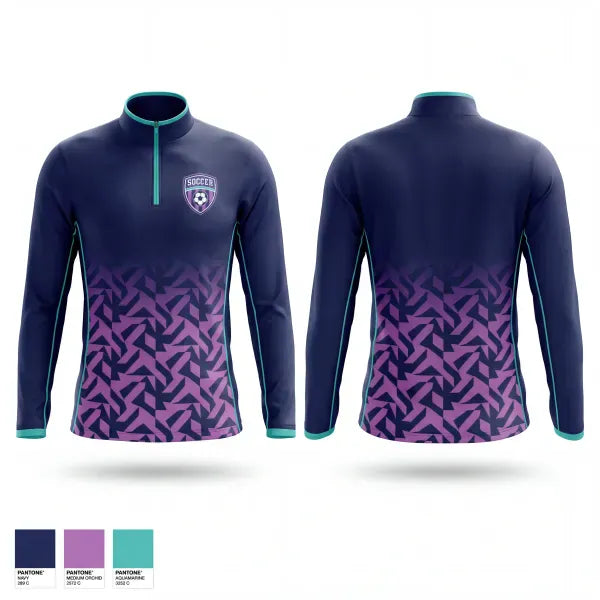 Quarter Zip Jacket, Rebels, Women's Soccer, Teamtime, Team time, sublimation, custom sports apparel, team uniforms, spirit wear, spiritwear, sports uniforms, custom shirts, team store, custom team store, fundraiser sports, apparel fundraiser