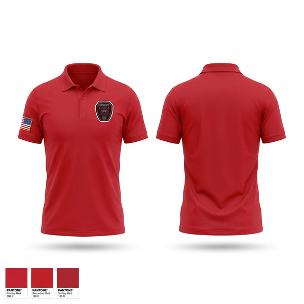 Short Sleeve Performance Polo, Cygnet Fire Department, Fire Department, Teamtime, Team time, sublimation, custom sports apparel, team uniforms, spirit wear, spiritwear, sports uniforms, custom shirts, team store, custom team store, fundraiser sports, apparel fundraiser