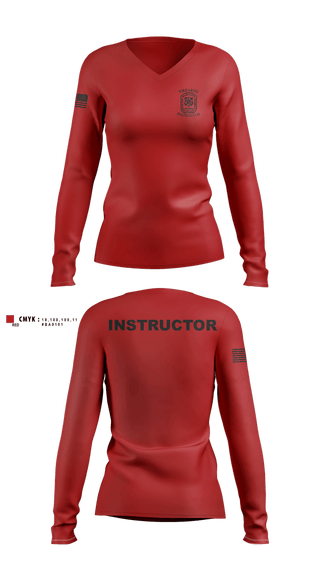 Womens Long Sleeve Vneck Shirt, Eastern Regional Range, Police, Teamtime, Team time, sublimation, custom sports apparel, team uniforms, spirit wear, spiritwear, sports uniforms, custom shirts, team store, custom team store, fundraiser sports, apparel fundraiser