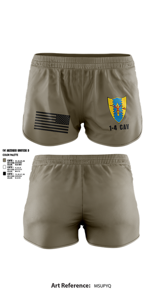 Ranger Panties, 1-4 Cav, , Teamtime, Team time, sublimation, custom sports apparel, team uniforms, spirit wear, spiritwear, sports uniforms, custom shirts, team store, custom team store, fundraiser sports, apparel fundraiser