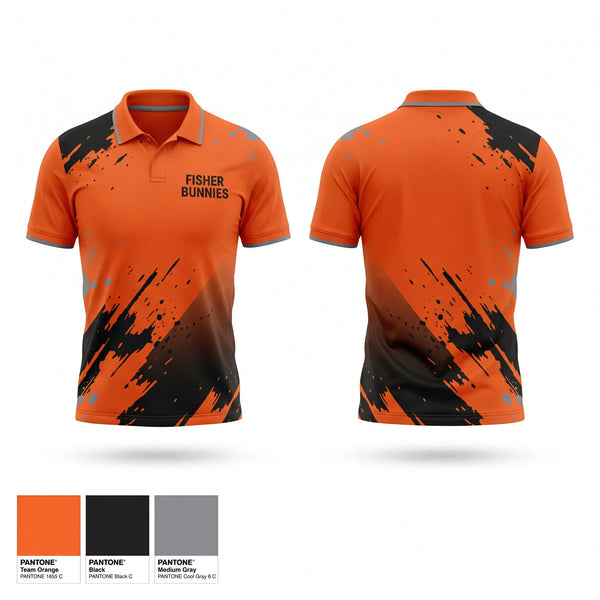 Short Sleeve Performance Polo, Fisher Bunnies, Cross Country, Teamtime, Team time, sublimation, custom sports apparel, team uniforms, spirit wear, spiritwear, sports uniforms, custom shirts, team store, custom team store, fundraiser sports, apparel fundraiser