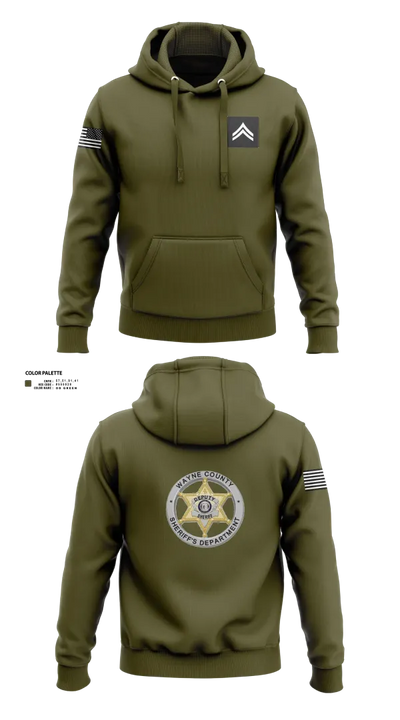 Wayne County Sheriff’s Department 8145507 Hoodie - 2