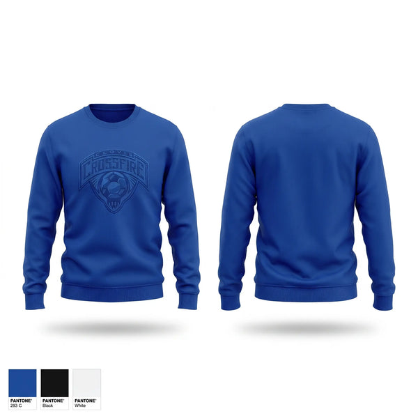 Crew Neck Sweatshirt, Crossfire, Men's Soccer, Teamtime, Team time, sublimation, custom sports apparel, team uniforms, spirit wear, spiritwear, sports uniforms, custom shirts, team store, custom team store, fundraiser sports, apparel fundraiser