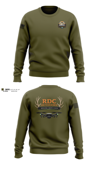 Crew Neck Sweatshirt, RDC Outdoors, Police, Teamtime, Team time, sublimation, custom sports apparel, team uniforms, spirit wear, spiritwear, sports uniforms, custom shirts, team store, custom team store, fundraiser sports, apparel fundraiser