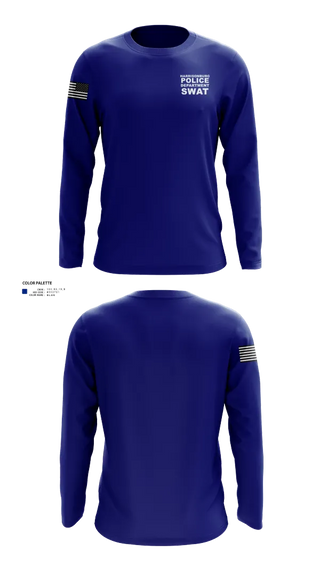 Long Sleeve Performance Shirt, Harrisonburg Police Department SWAT, , Teamtime, Team time, sublimation, custom sports apparel, team uniforms, spirit wear, spiritwear, sports uniforms, custom shirts, team store, custom team store, fundraiser sports, apparel fundraiser