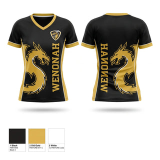 Womens Short Sleeve Vneck Shirt, Wenonah Lady Soccer, Women's Soccer, Teamtime, Team time, sublimation, custom sports apparel, team uniforms, spirit wear, spiritwear, sports uniforms, custom shirts, team store, custom team store, fundraiser sports, apparel fundraiser