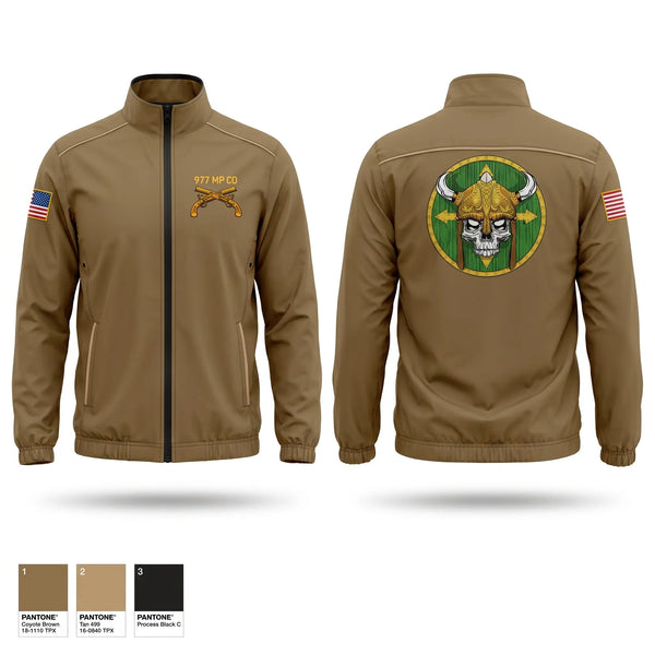 Windbreaker, 977 MP CO, Army, Teamtime, Team time, sublimation, custom sports apparel, team uniforms, spirit wear, spiritwear, sports uniforms, custom shirts, team store, custom team store, fundraiser sports, apparel fundraiser