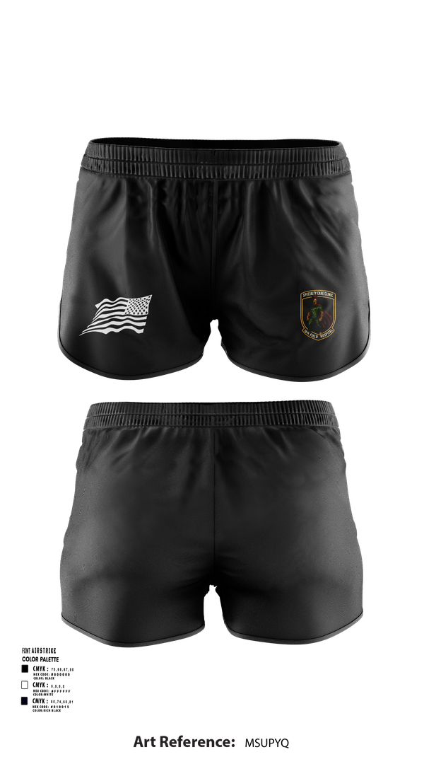 Ranger Panties, SCC 10th Field Hospital, , Teamtime, Team time, sublimation, custom sports apparel, team uniforms, spirit wear, spiritwear, sports uniforms, custom shirts, team store, custom team store, fundraiser sports, apparel fundraiser