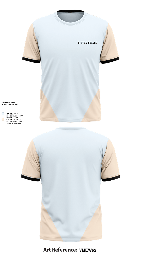 Little friars 27025012 Short Sleeve Performance Shirt - 1