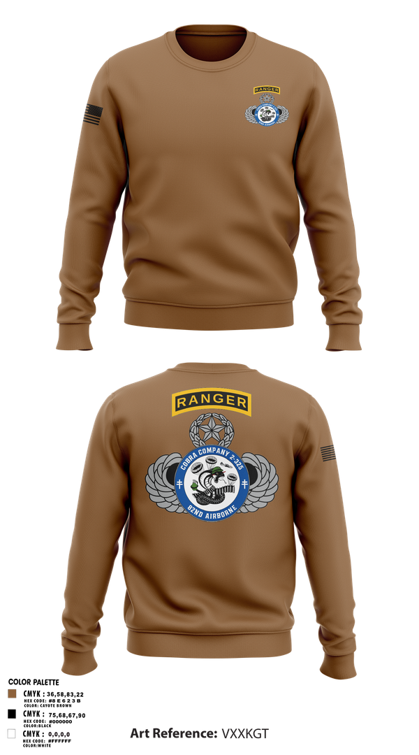 Crew Neck Sweatshirt, Cobra Company, , Teamtime, Team time, sublimation, custom sports apparel, team uniforms, spirit wear, spiritwear, sports uniforms, custom shirts, team store, custom team store, fundraiser sports, apparel fundraiser