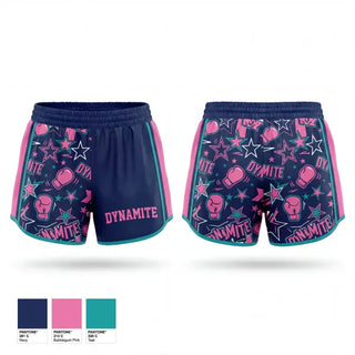 Womens Shorts, Dynamite, Softball, Teamtime, Team time, sublimation, custom sports apparel, team uniforms, spirit wear, spiritwear, sports uniforms, custom shirts, team store, custom team store, fundraiser sports, apparel fundraiser