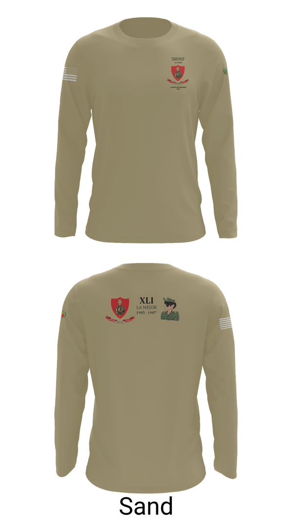 Long Sleeve Performance Shirt, CMLP41, Army, Teamtime, Team time, sublimation, custom sports apparel, team uniforms, spirit wear, spiritwear, sports uniforms, custom shirts, team store, custom team store, fundraiser sports, apparel fundraiser