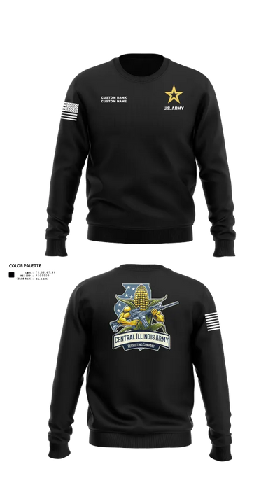Central Illinois Company 28481614 Crew Neck Sweatshirt - 120