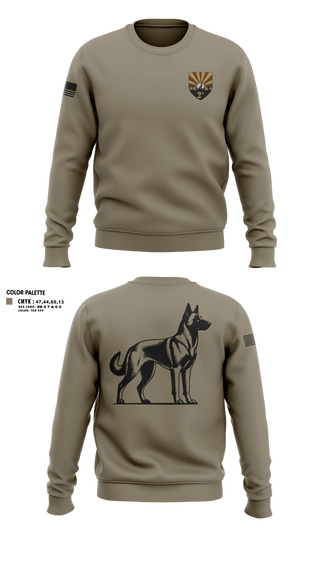 Crew Neck Sweatshirt, 355 K9, Air Force, Teamtime, Team time, sublimation, custom sports apparel, team uniforms, spirit wear, spiritwear, sports uniforms, custom shirts, team store, custom team store, fundraiser sports, apparel fundraiser