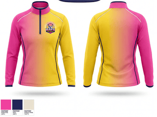 Quarter Zip Jacket, UV Rays, Softball, Teamtime, Team time, sublimation, custom sports apparel, team uniforms, spirit wear, spiritwear, sports uniforms, custom shirts, team store, custom team store, fundraiser sports, apparel fundraiser