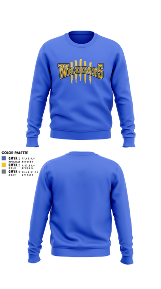 Crew Neck Sweatshirt, Richwoods Cheer, Cheer, Teamtime, Team time, sublimation, custom sports apparel, team uniforms, spirit wear, spiritwear, sports uniforms, custom shirts, team store, custom team store, fundraiser sports, apparel fundraiser