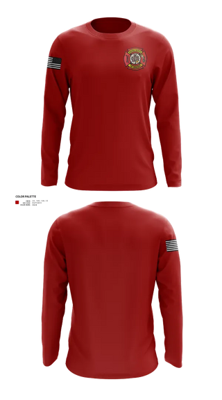 Long Sleeve Performance Shirt, Cherrydale Volunteer Fire Department, , Teamtime, Team time, sublimation, custom sports apparel, team uniforms, spirit wear, spiritwear, sports uniforms, custom shirts, team store, custom team store, fundraiser sports, apparel fundraiser